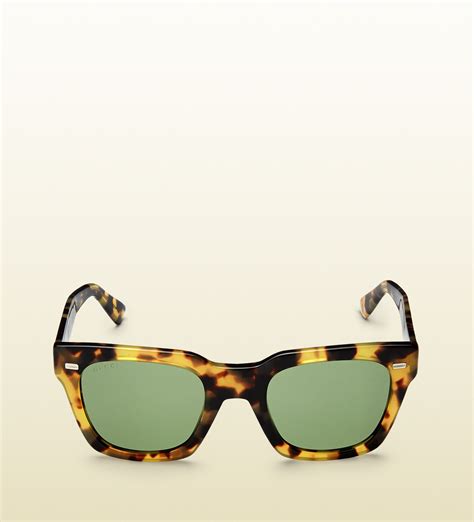 gucci havana green glasses